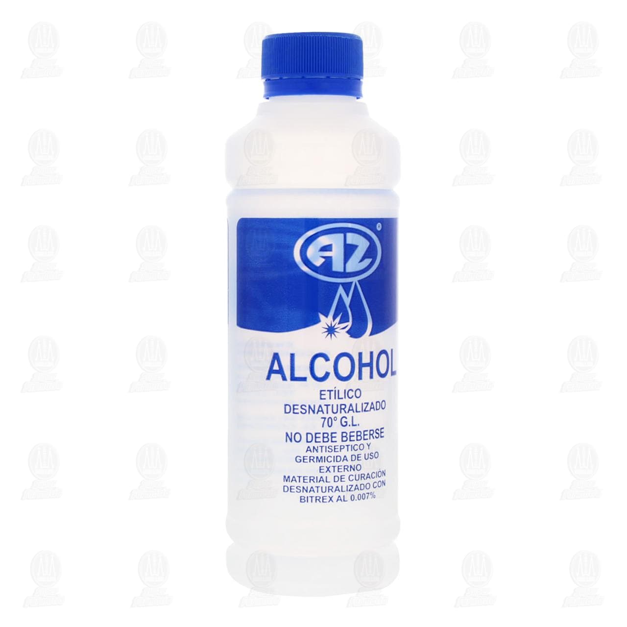 Imagen para Alcohol Etílico AZ Desnaturalizado 70° Azul, 250 ml.