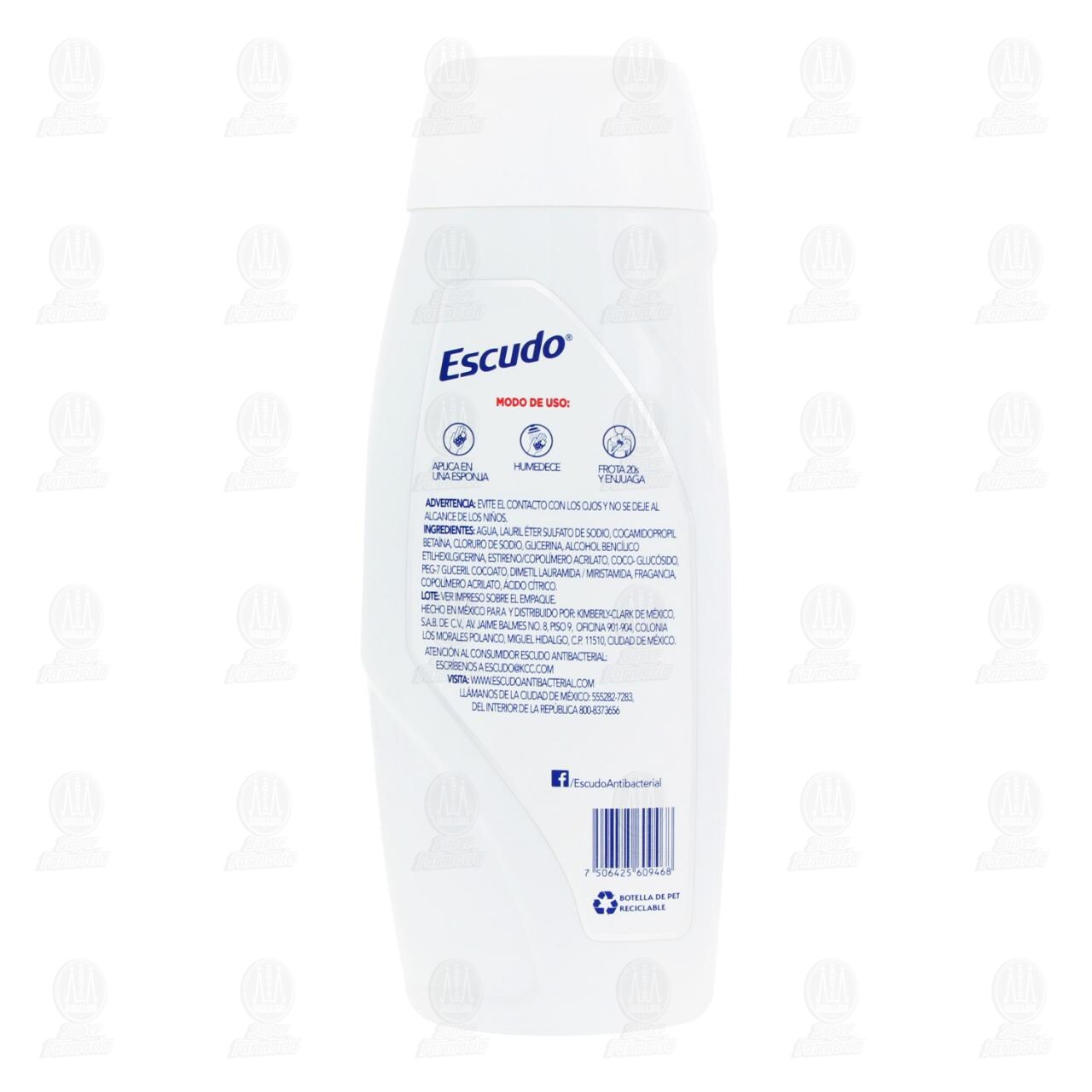 Jab&oacute;n L&iacute;quido Corporal Escudo Protecci&oacute;n Neutra, 400 ml. image number 2