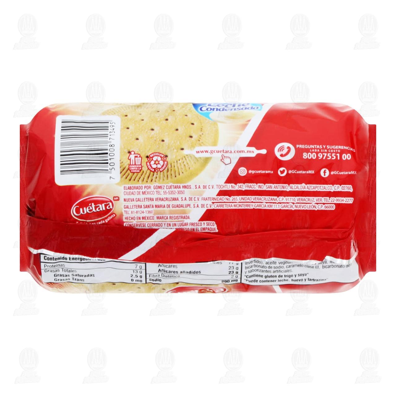 Galletas Cu&eacute;tara Hojaldradas Sabor Vainilla, 220 gr. image number 1