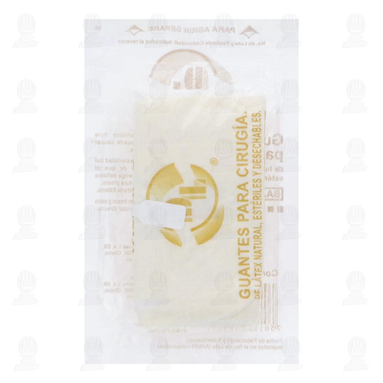 Guantes DL para Cirug&iacute;a Est&eacute;riles Desechables de L&aacute;tex Talla 8, 1 par. image number 1