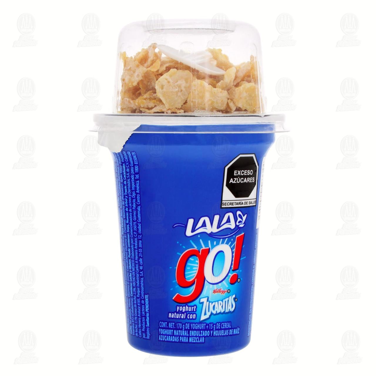 Imagen para Yoghurt Lala Go Natural con Zucaritas, 170 gr + 15 gr.