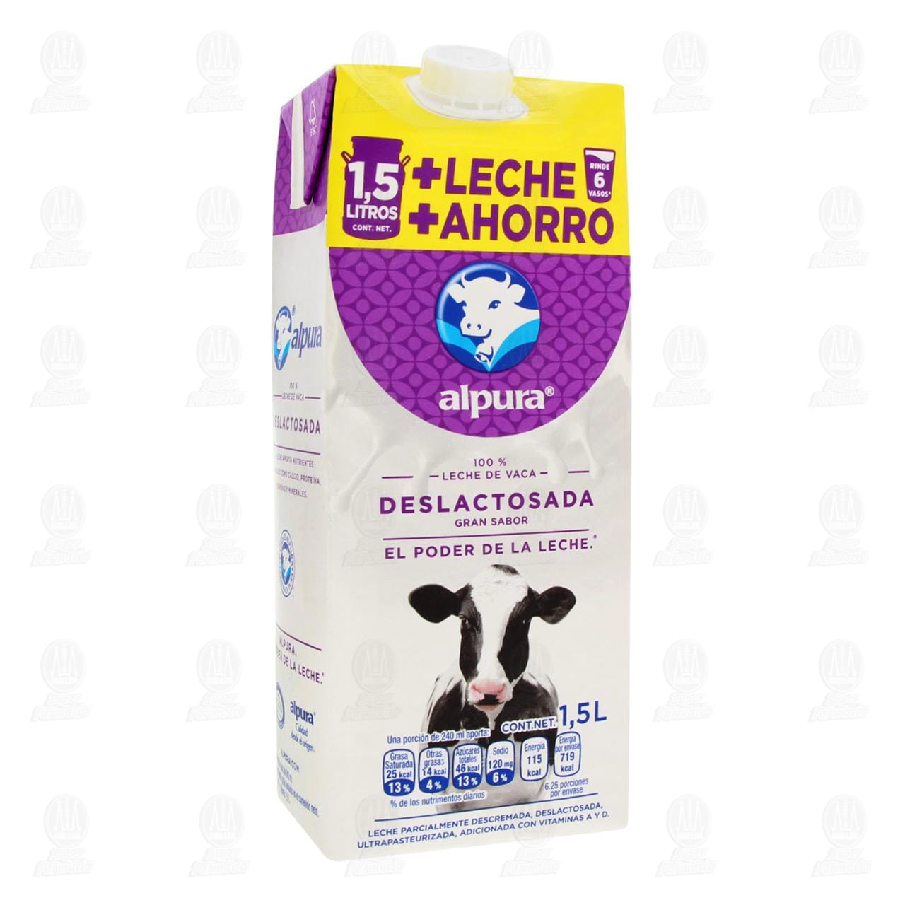 Imagen para Leche Deslactosada Alpura Ultrapasteurizada, 1.5 l.