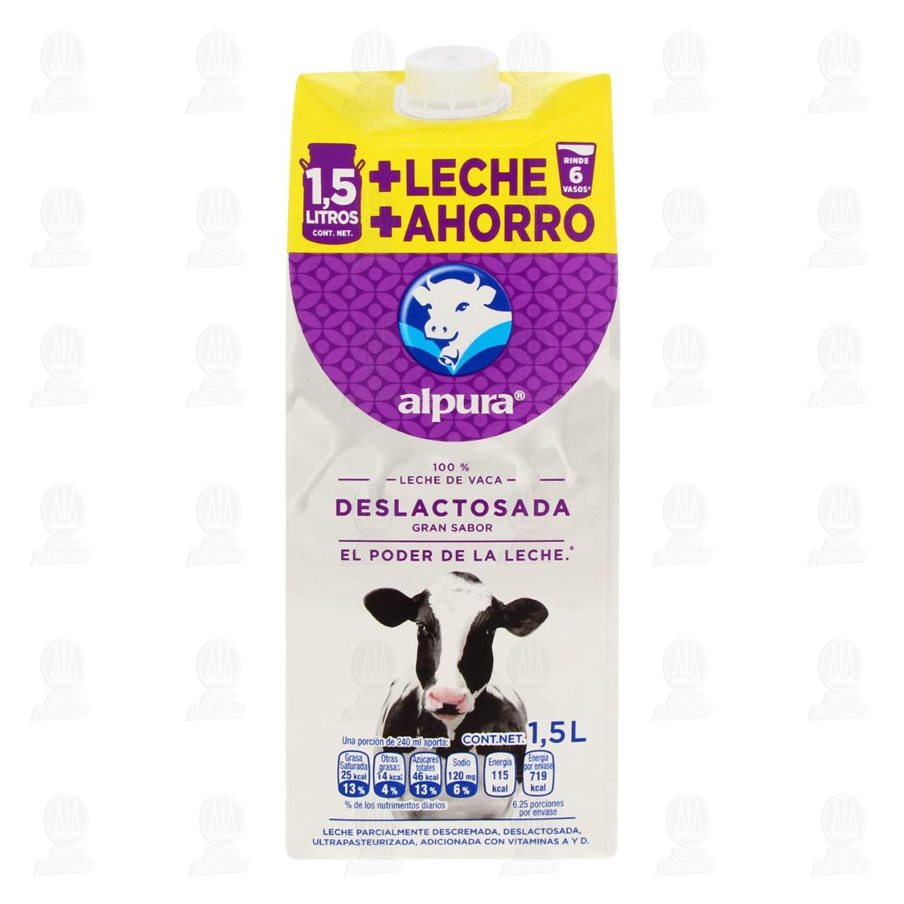 Leche Deslactosada Alpura Ultrapasteurizada, 1.5 l. image number 1