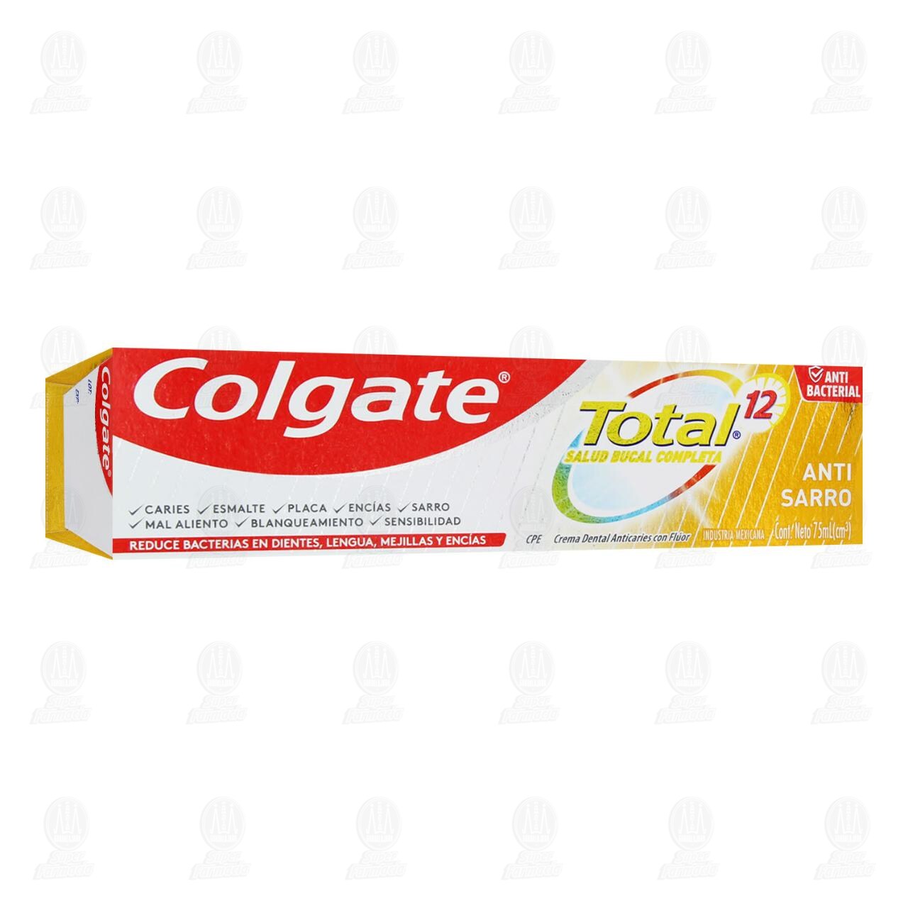 Pasta Dental Colgate Total 12 Anti Sarro, 75 ml. image number 0