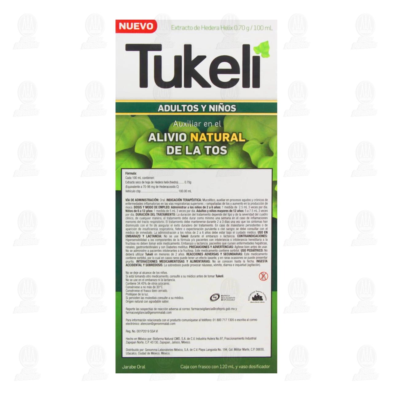 Tukeli Jarabe Adultos y Ni&ntilde;os, 120 ml. image number 2
