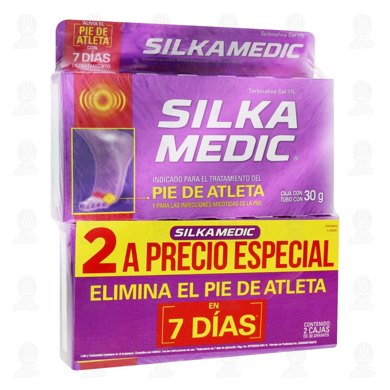 Silka Medic Gel 1%, 2 Pack 30 gr. image number 0