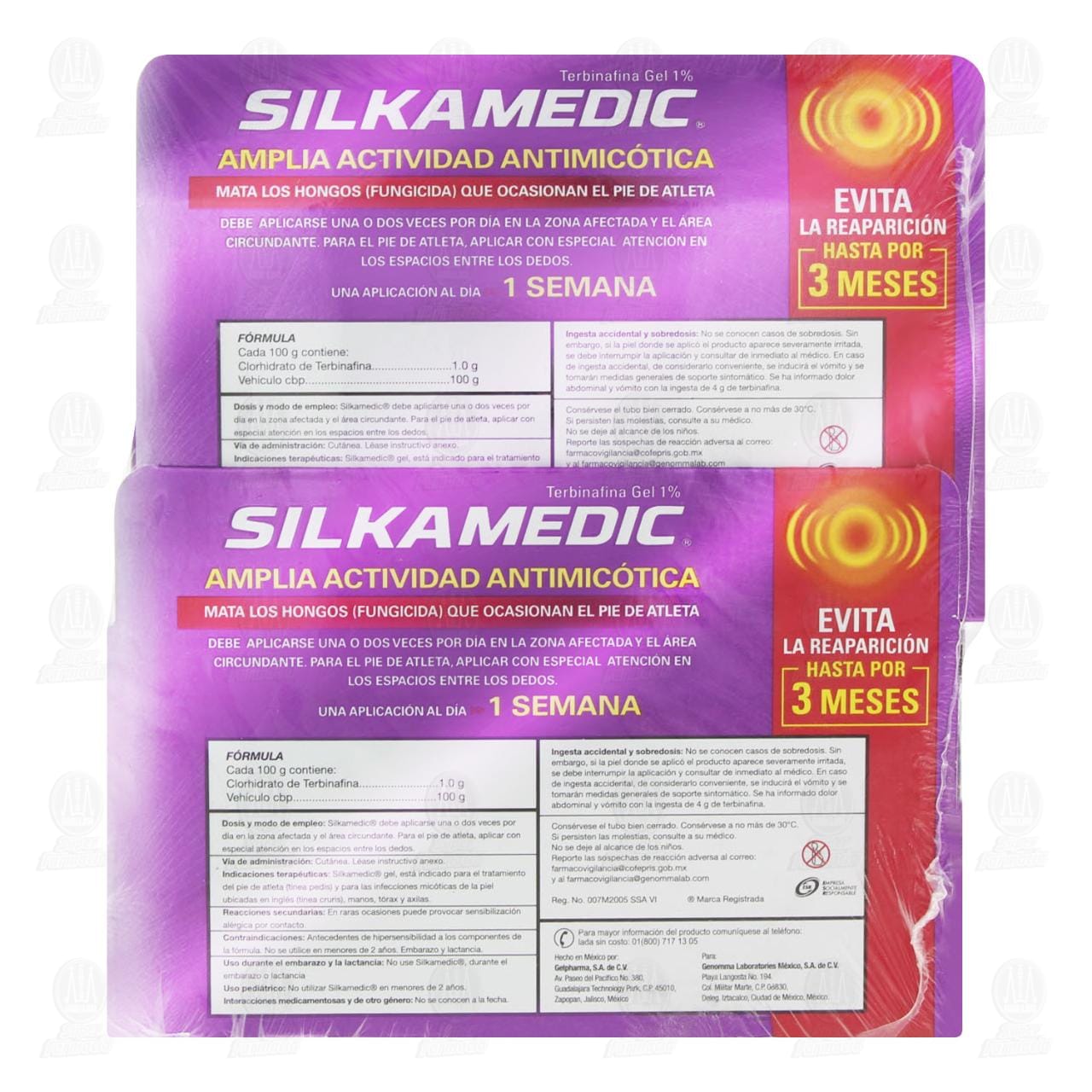 Silka Medic Gel 1%, 2 Pack 30 gr. image number 2