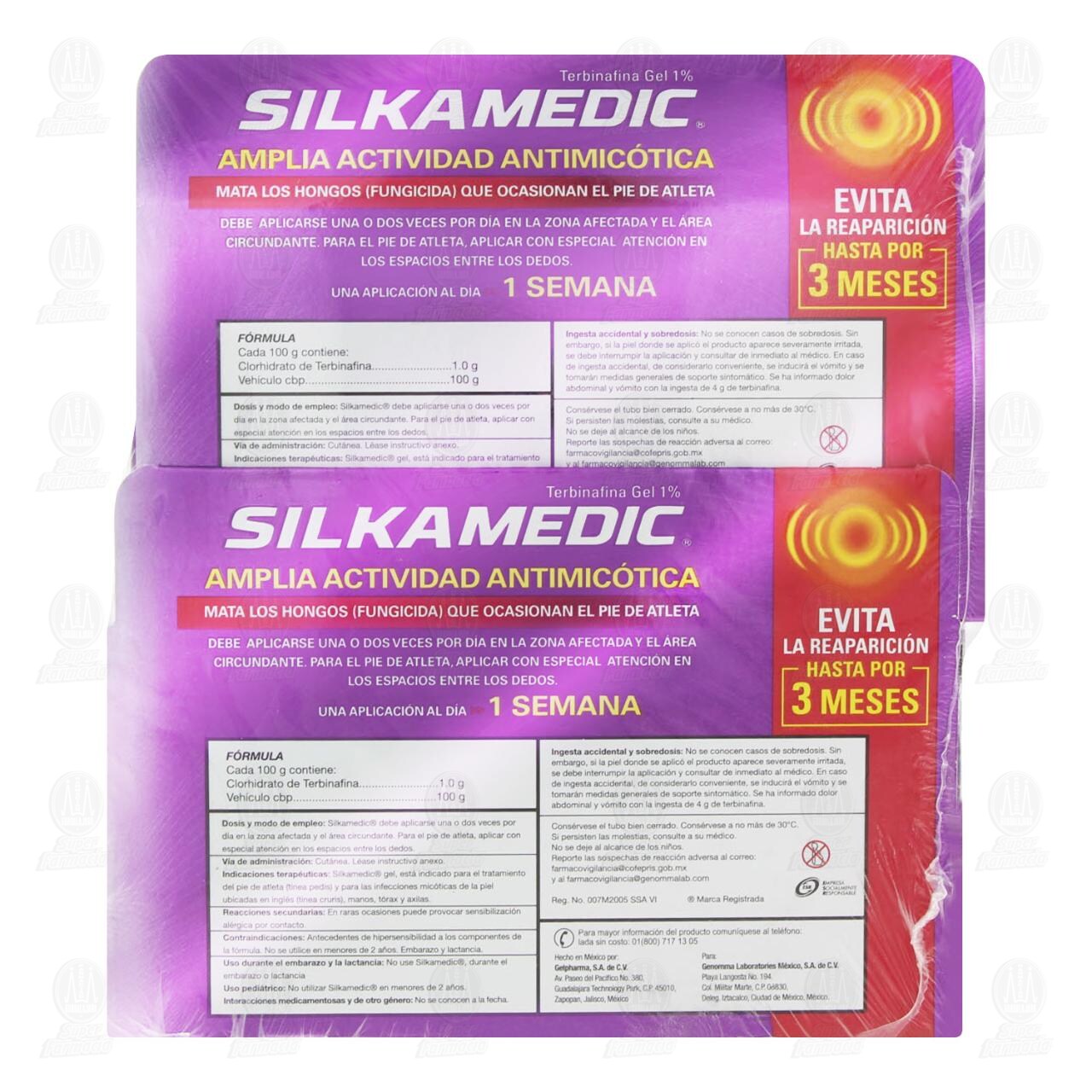 Silka Medic Gel 1%, 2 Pack 30 gr. image number 2