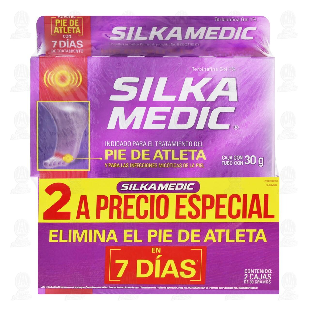 Silka Medic Gel 1%, 2 Pack 30 gr. image number 1