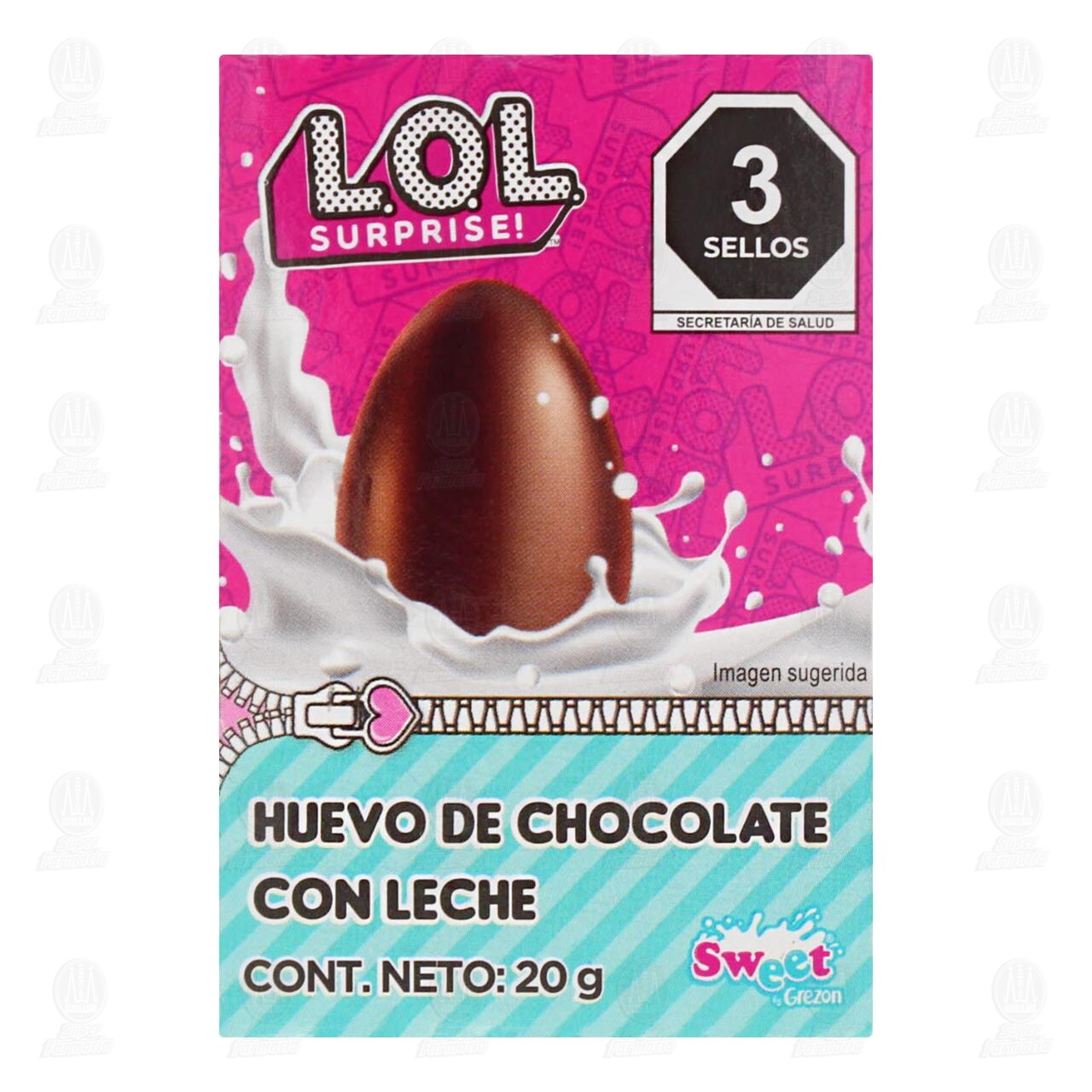 Chocolate Sweet LOL Surprise Huevo Sorpresa, 20 gr. image number 1