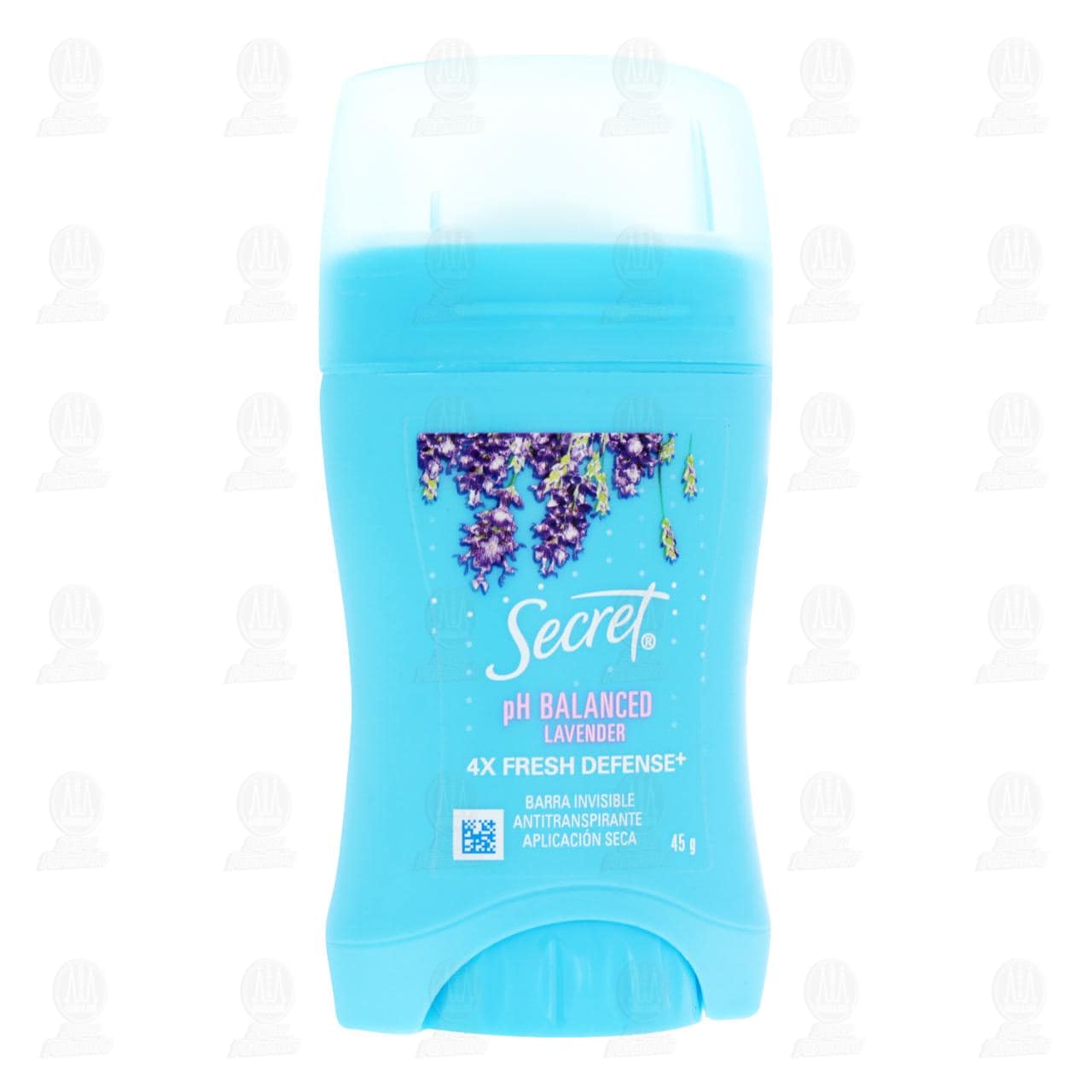 Antitranspirante Secret Ph Balanced Lavender en Barra, 45 gr.