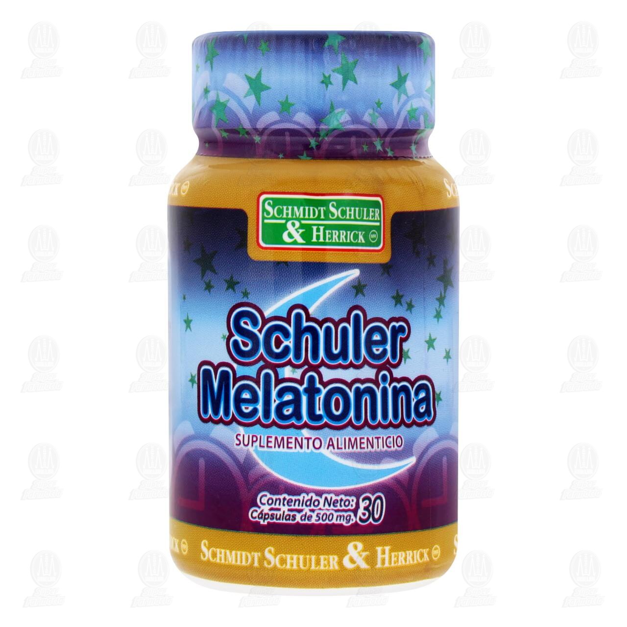 Schuler Melatonina 500 mg, 30 Cápsulas. image number 1