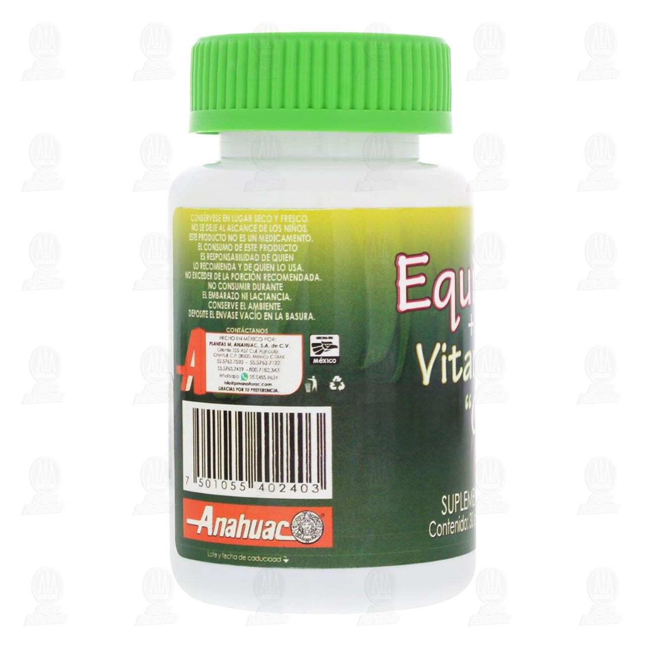 Anahuac Equinacea + Vitamina C 500 mg, 30 Cápsulas. image number 4