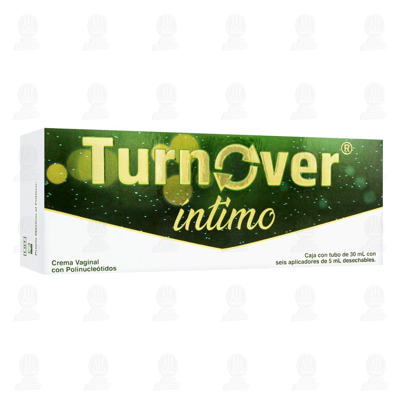 Turnover &Iacute;ntimo en Crema, 6 Aplicadores de 5 ml c/u.