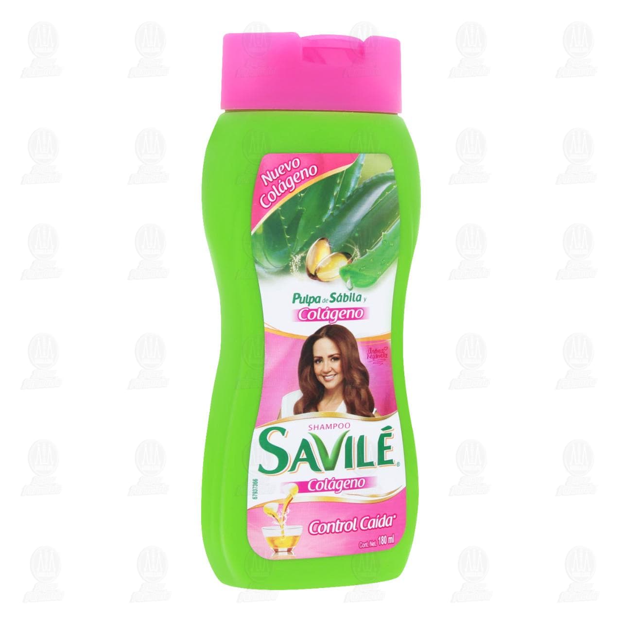 Shampoo Savil&eacute; Control Ca&iacute;da Col&aacute;geno, 180 ml. image number 0