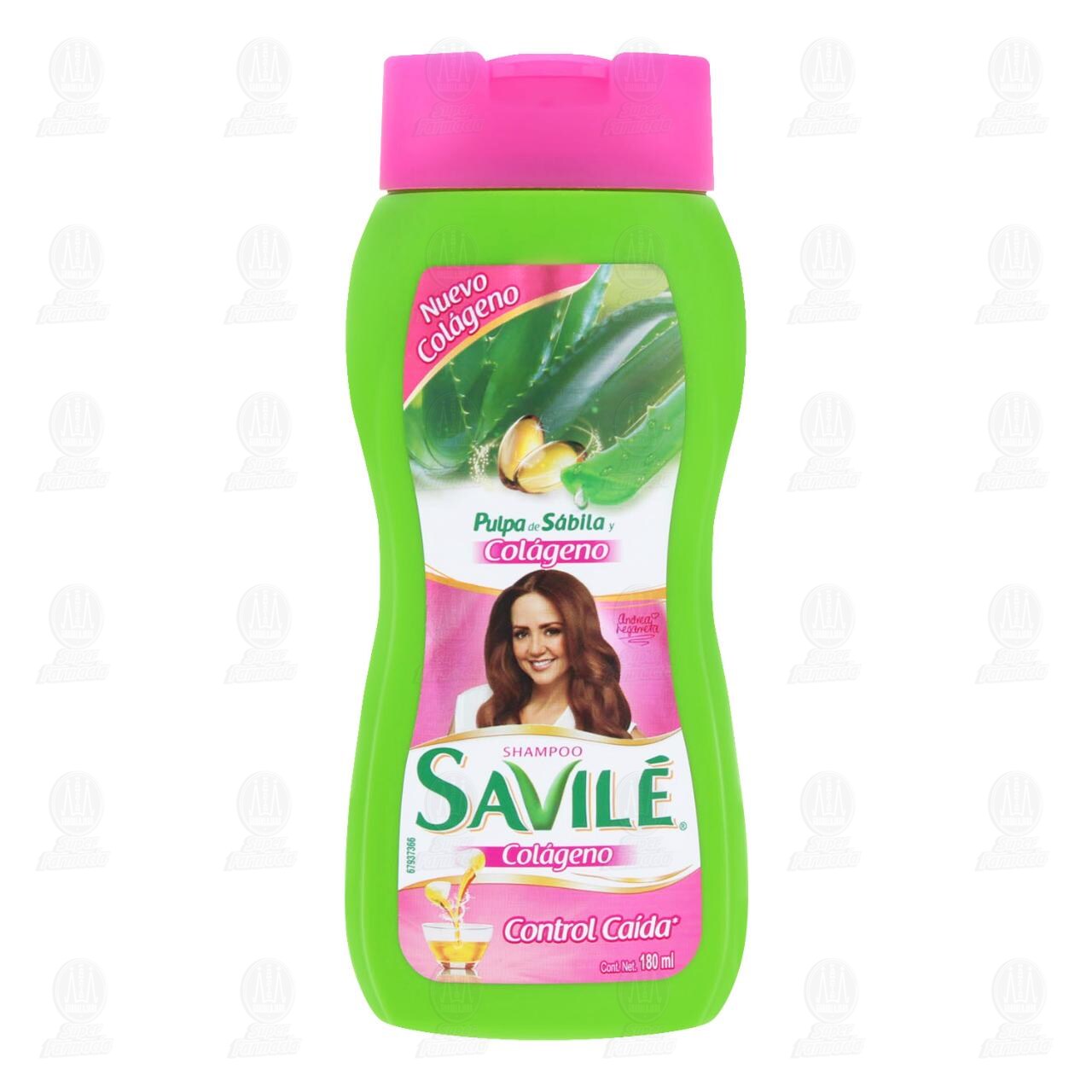 Shampoo Savil&eacute; Control Ca&iacute;da Col&aacute;geno, 180 ml. image number 1
