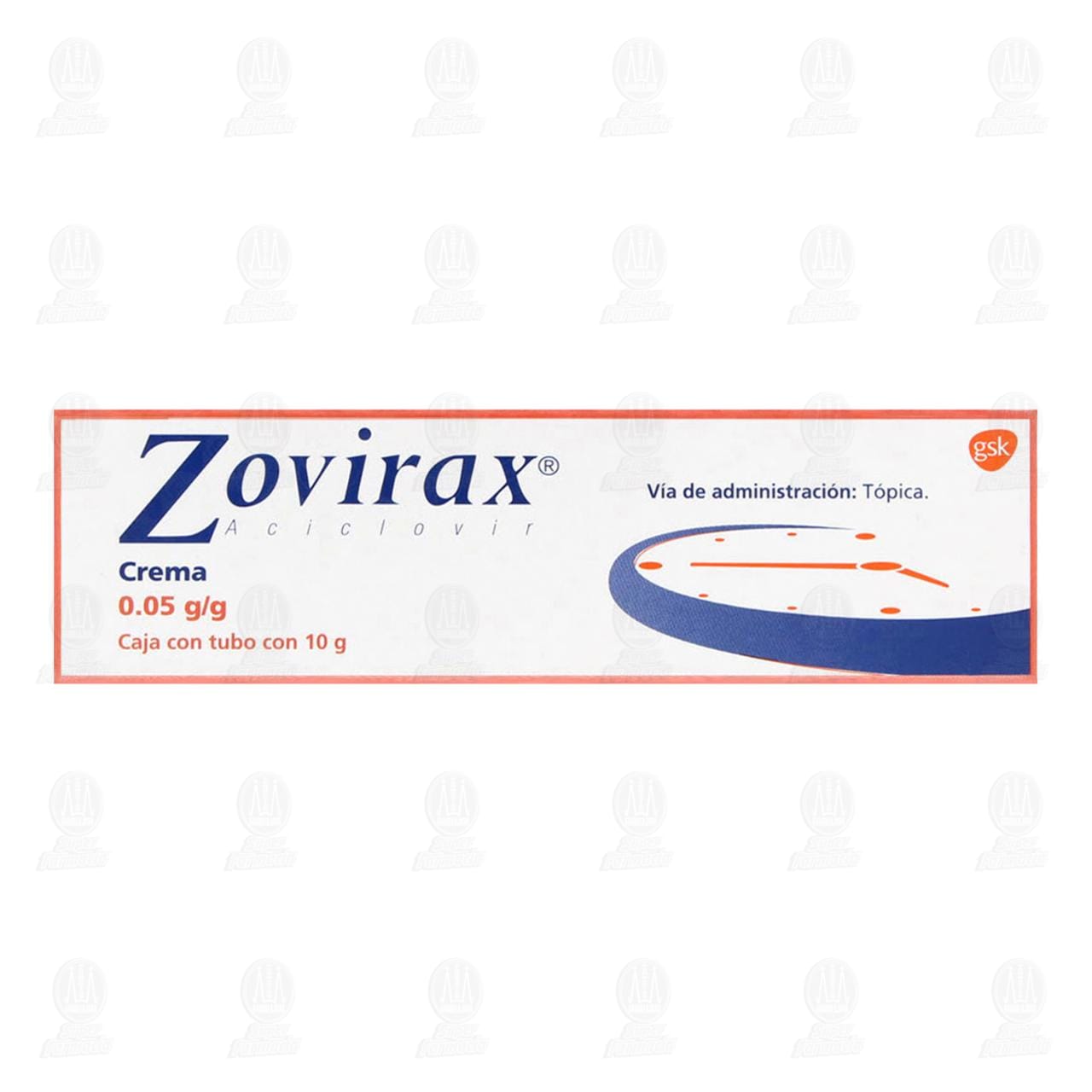 Zovirax Crema 0.05gr/gr, 10 gr. image number 1