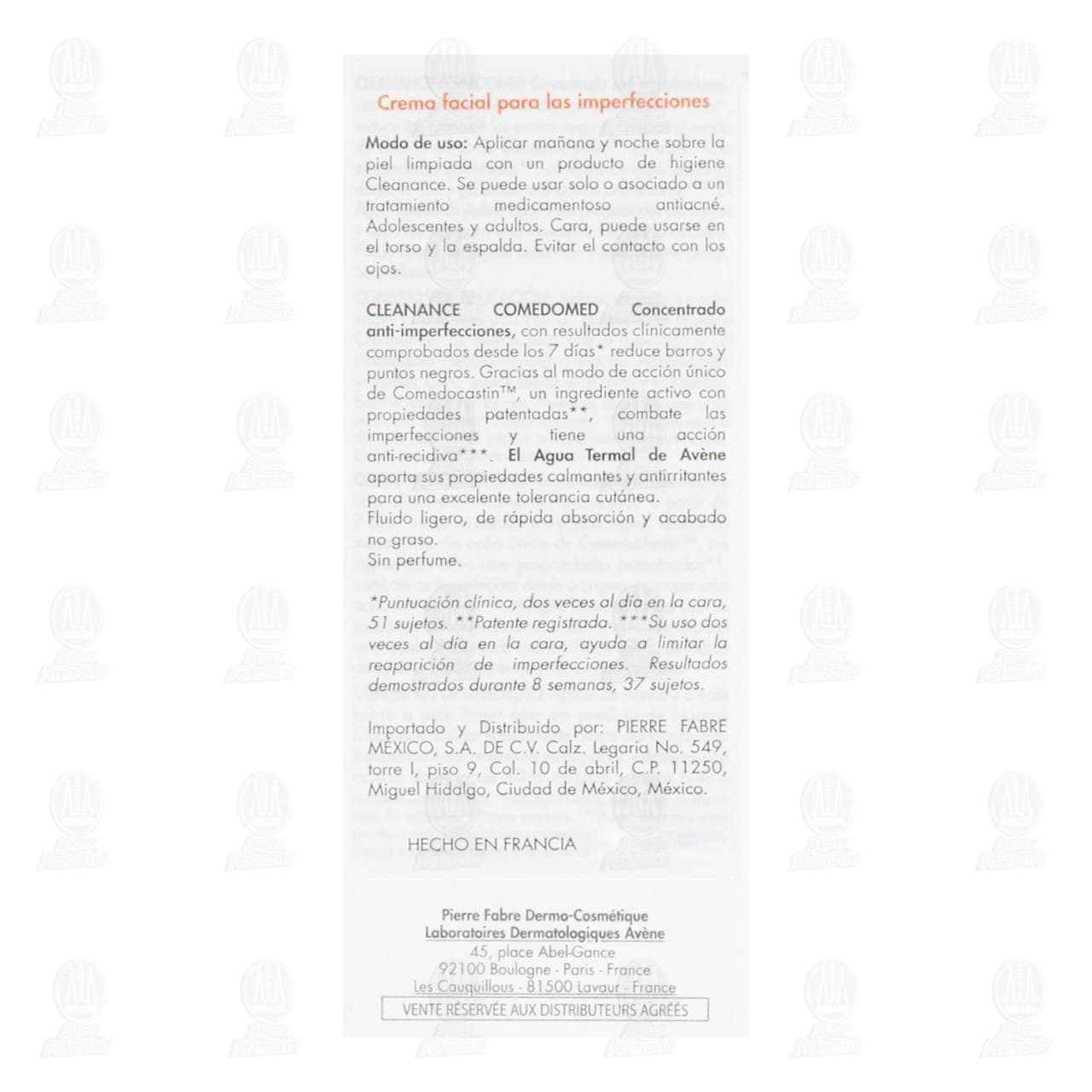 Avène Crema Facial Cleanance Comedomed Concentrado Anti-Imperfecciones, 30 ml. image number 2