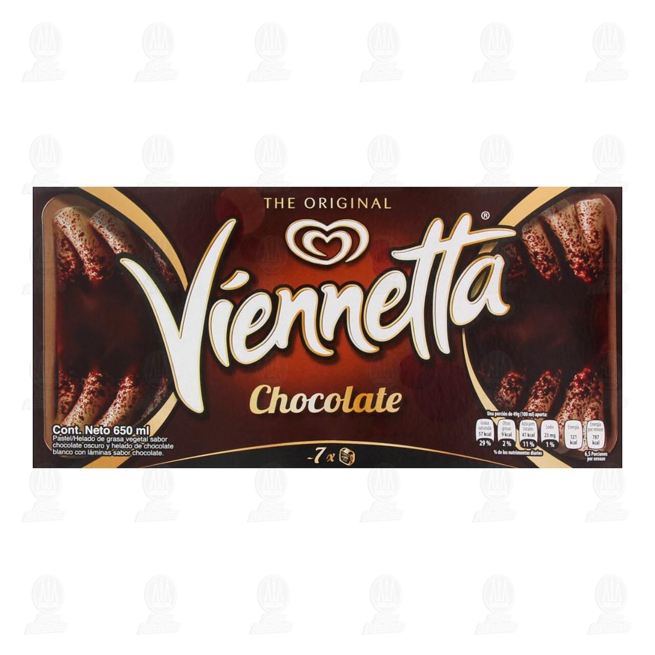 Pastel Helado Viennetta Chocolate, 650 ml. image number 1