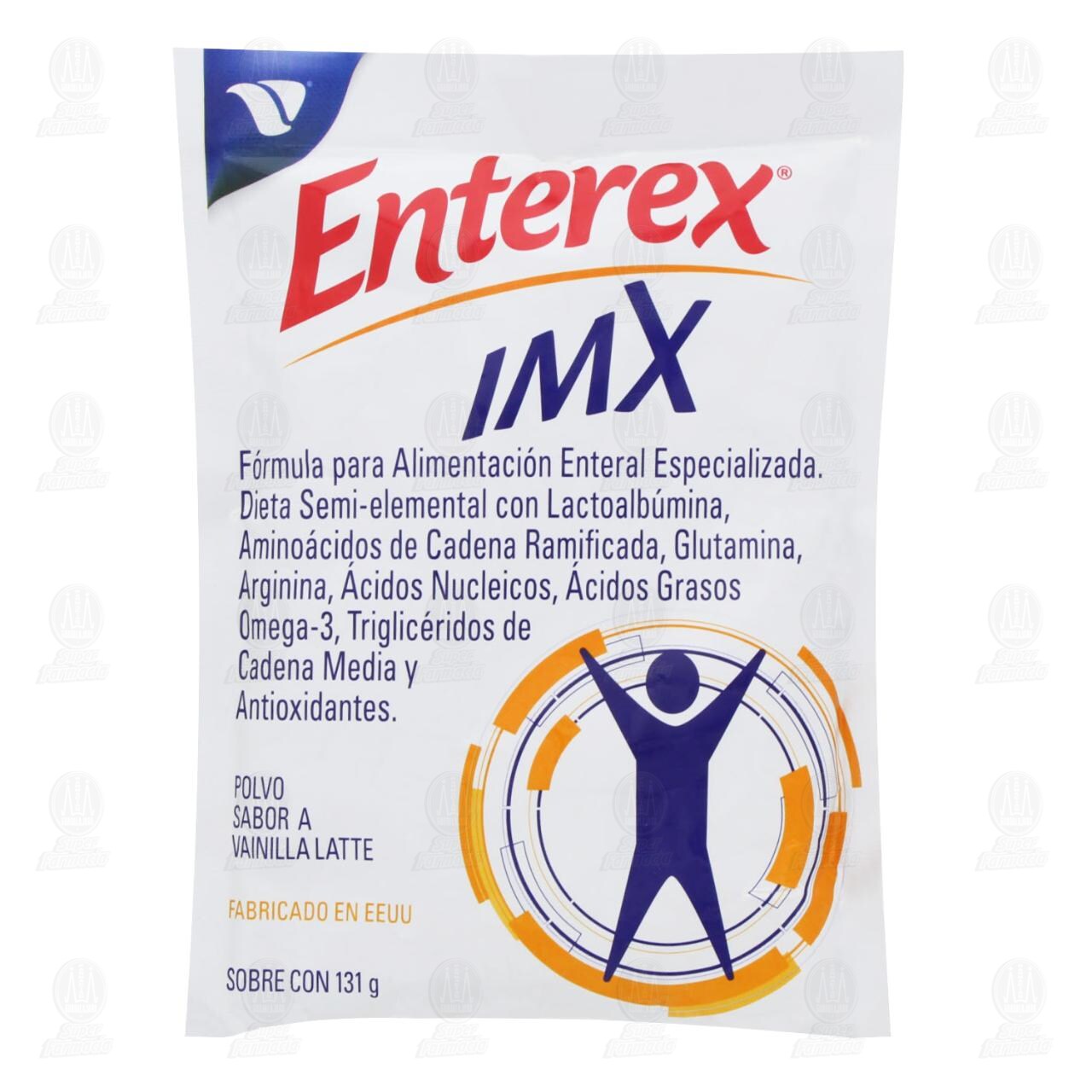 F&oacute;rmula Enterex IMX en Polvo Sabor a Vainilla Latte, 131 gr. image number 0