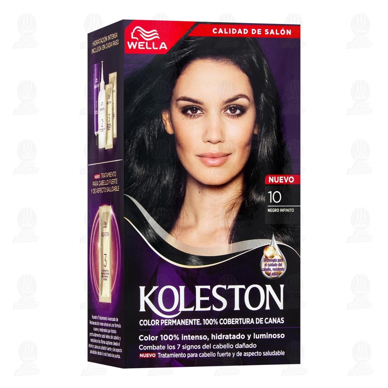 Tinte Koleston en Crema Color Negro Infinito (10), 1 pz.