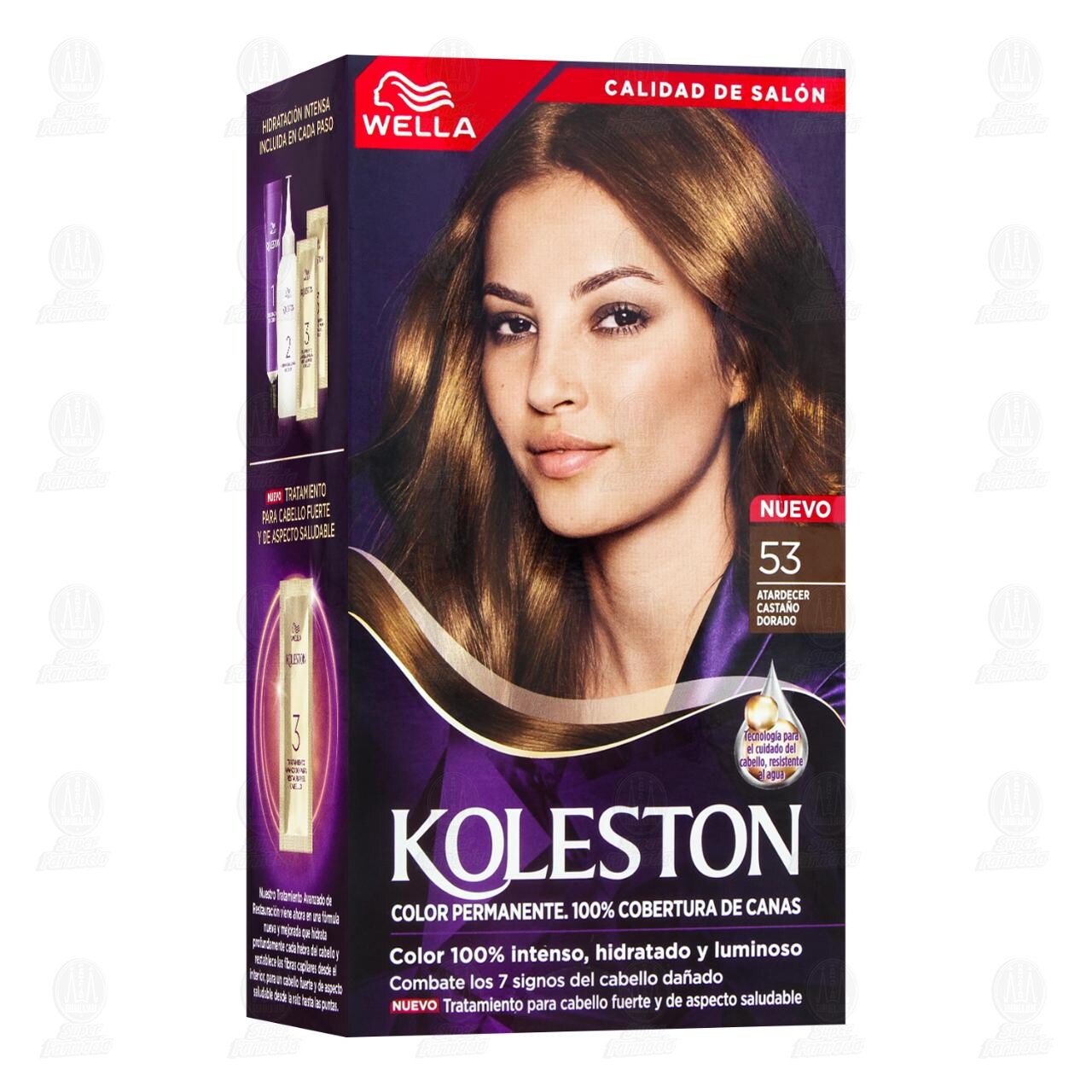 Tinte Koleston en Crema Color Atardecer Casta&ntilde;o Dorado (53), 1 pz. image number 0