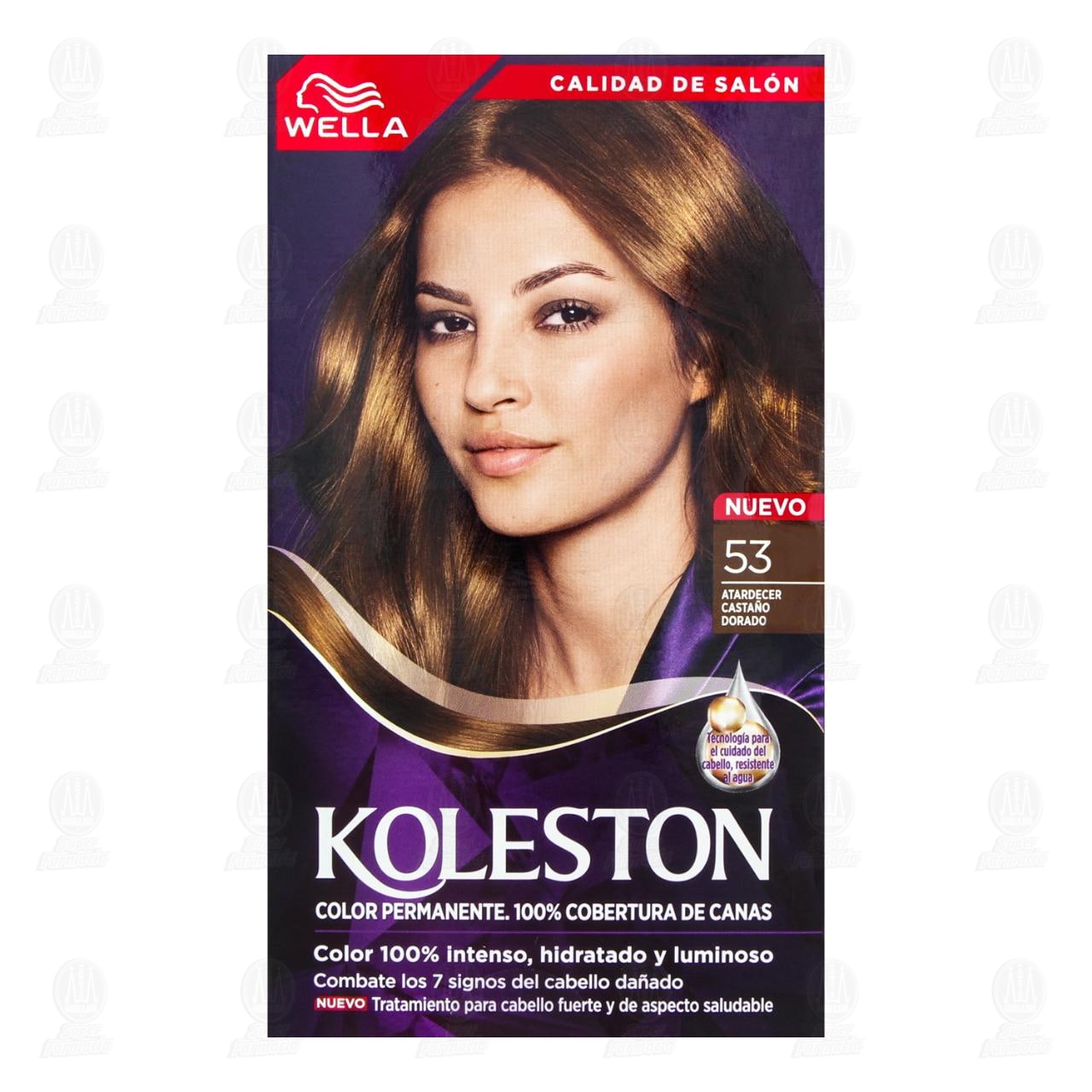 Tinte Koleston en Crema Color Atardecer Casta&ntilde;o Dorado (53), 1 pz. image number 1