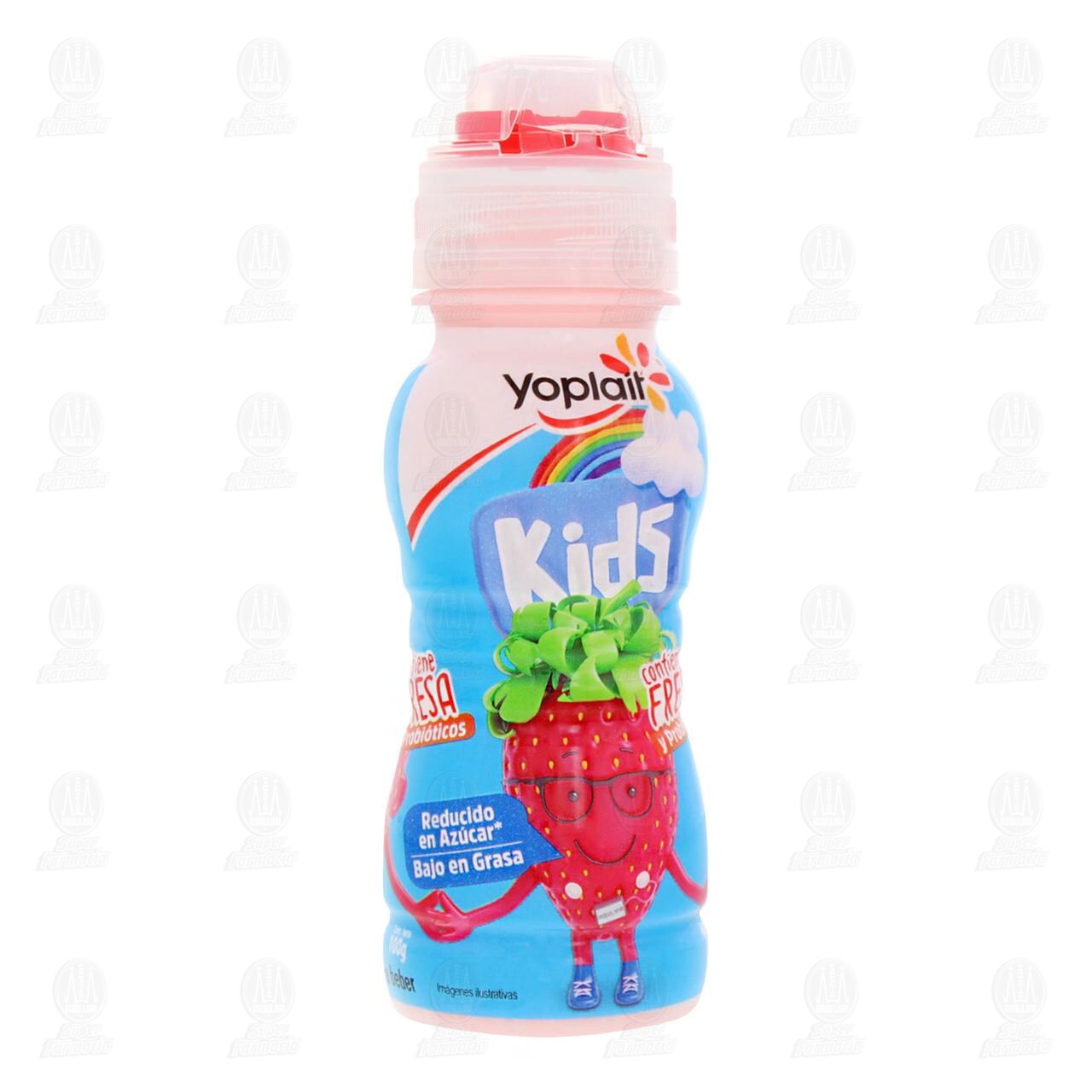 Yoghurt Yoplait Kids con Fresa y Tapa Antiderrames, 100 gr. image number 0