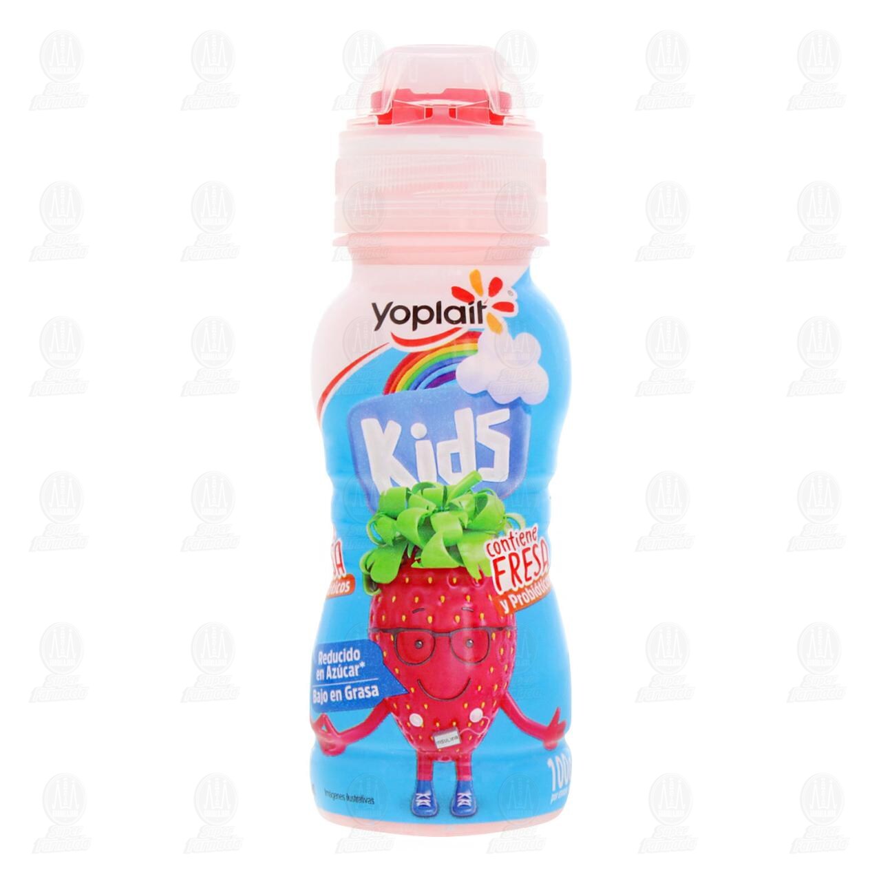 Yoghurt Yoplait Kids con Fresa y Tapa Antiderrames, 100 gr. image number 1