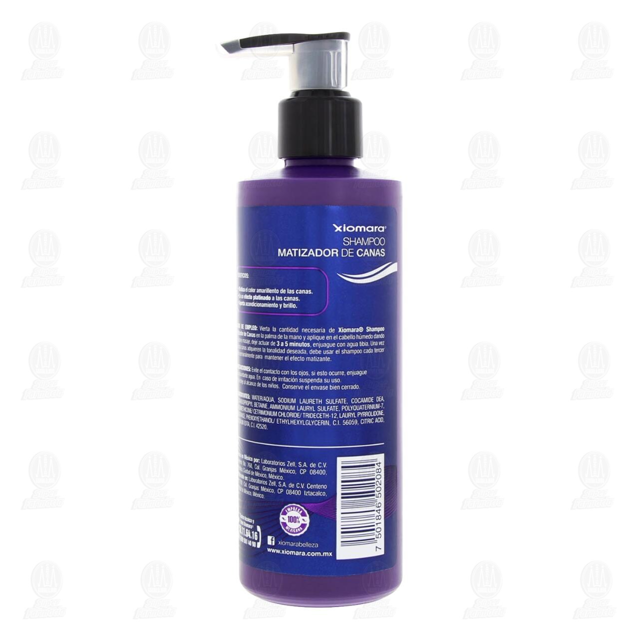 Shampoo Xiomara Matizador de Canas, 240 ml. image number 2