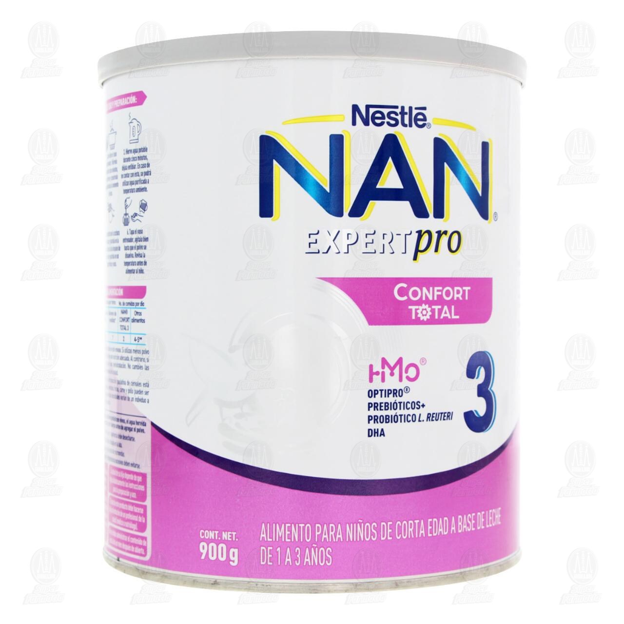 Alimento para Niños NAN 3 Expert Pro Confort Total (Edad 1 a 3 Años), 900 gr.