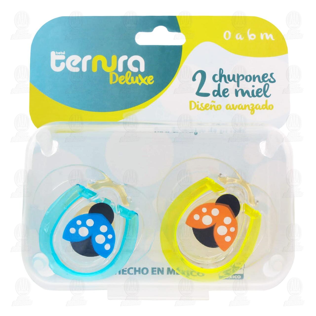 Chupón para Bebé Ternura Deluxe de 0-6 Meses, 2 pzas. image number 1