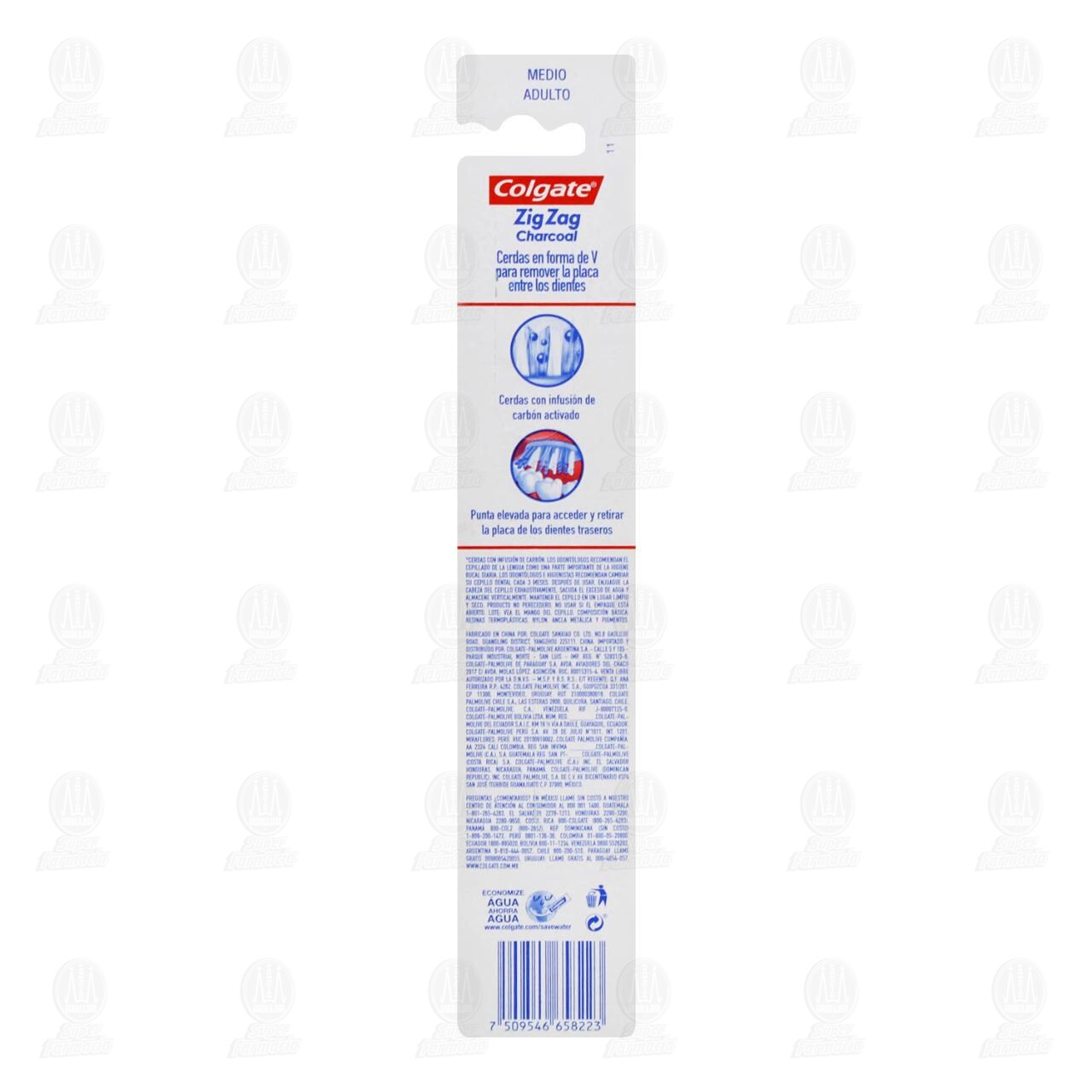 Cepillo Dental Colgate Zig Zag Carb&oacute;n, 1 pz. image number 1
