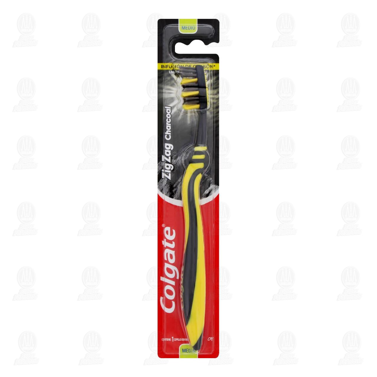 Cepillo Dental Colgate Zig Zag Carb&oacute;n, 1 pz.