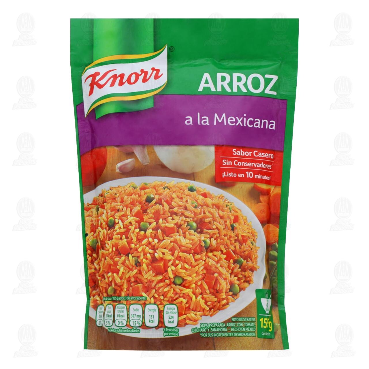 Arroz a la Mexicana Knorr, 155 gr.