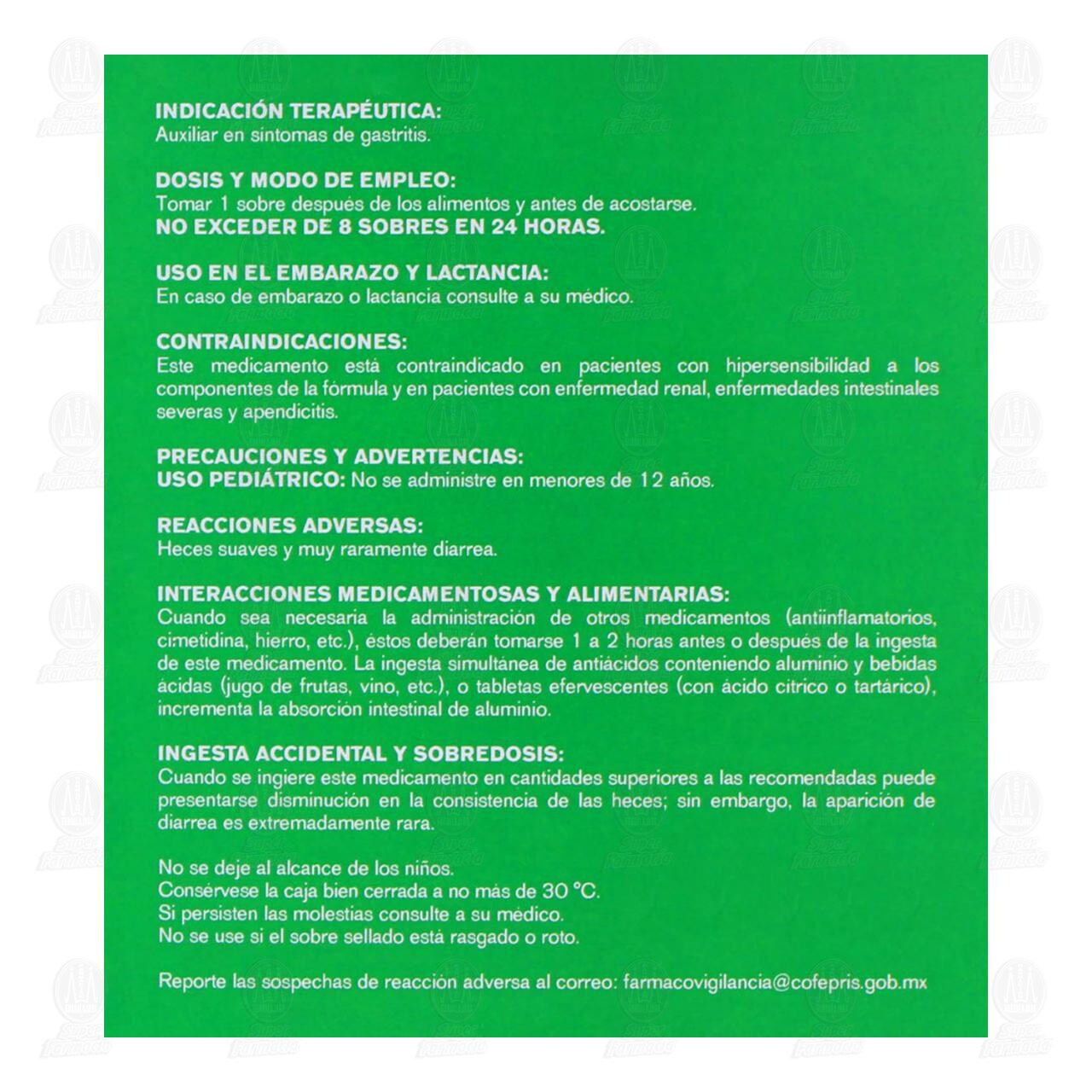 Galaver 80mg/10mg/1ml Gel, 20 Sobres. image number 3