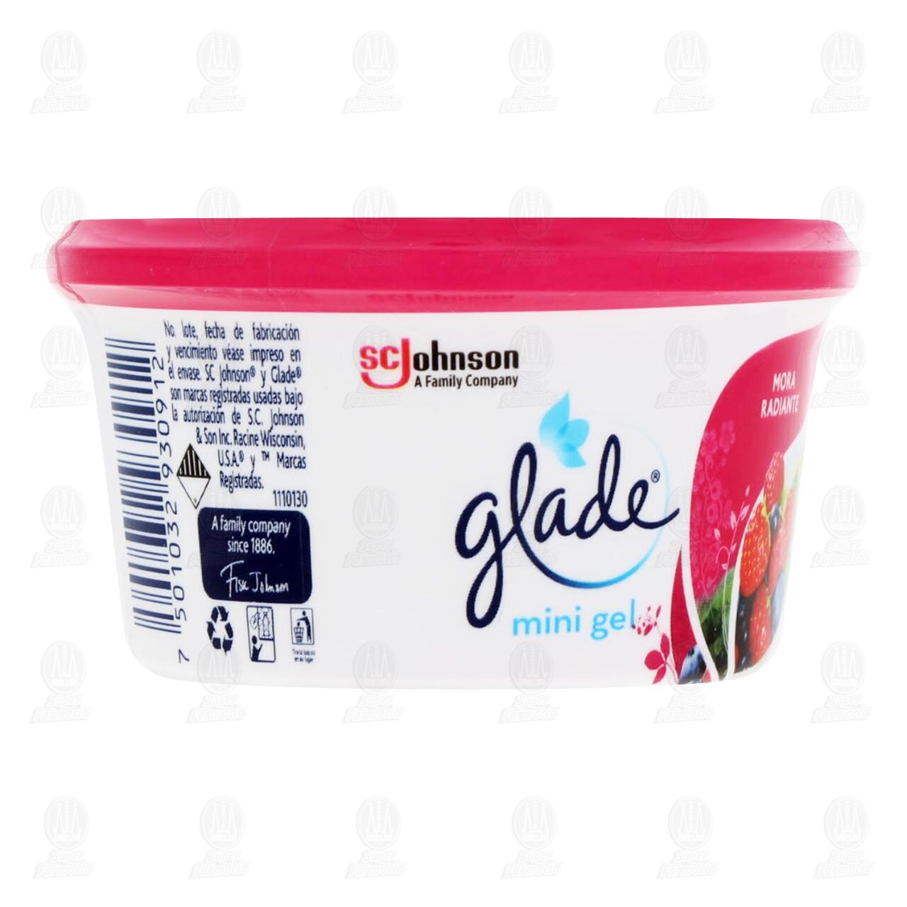 Aromatizante Glade Mini Gel Mora Radiante, 70 gr. image number 0