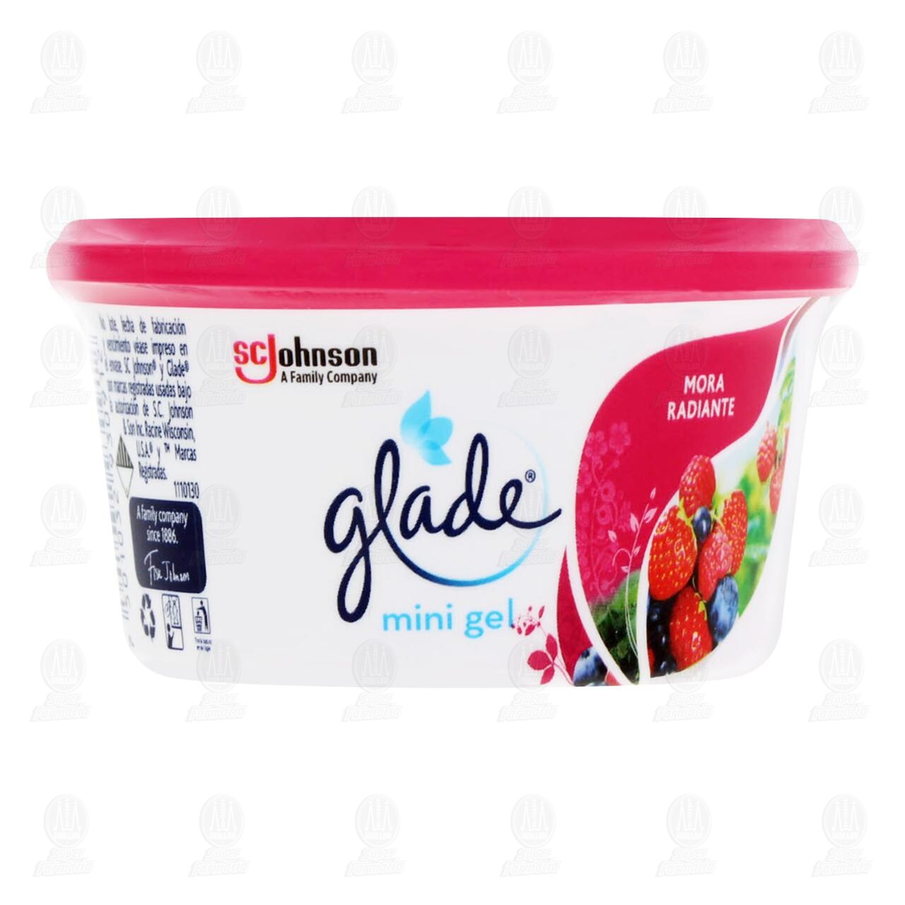 Aromatizante Glade Mini Gel Mora Radiante, 70 gr. image number 1