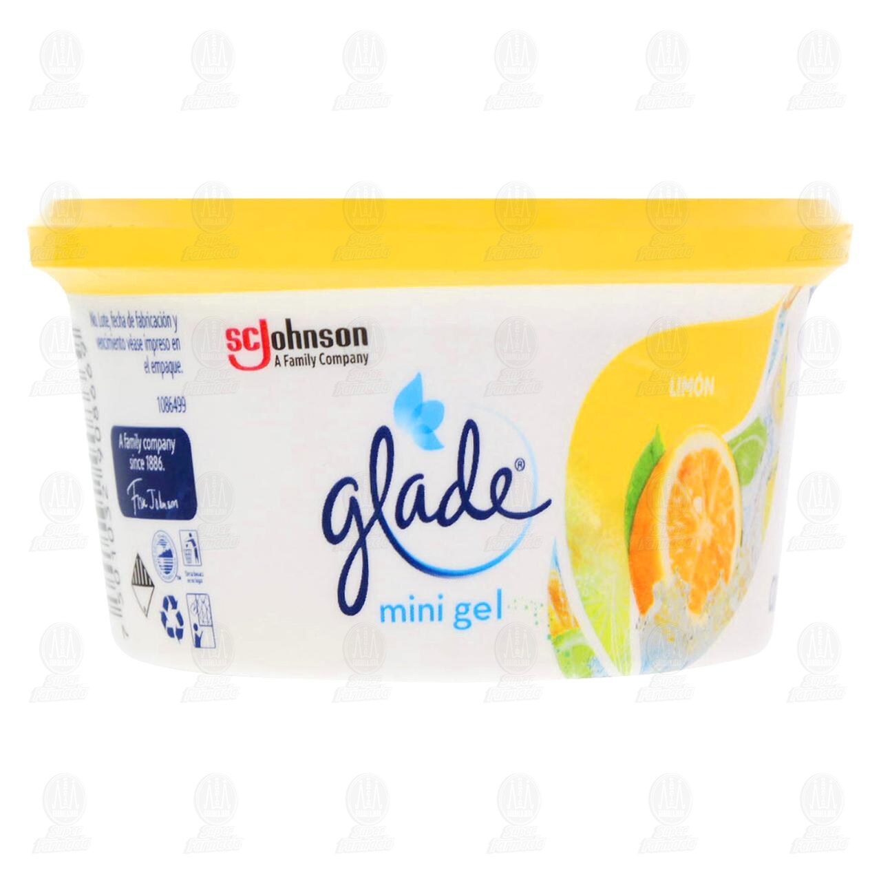 Aromatizante Glade Mini Gel Lim&oacute;n, 70 gr. image number 1