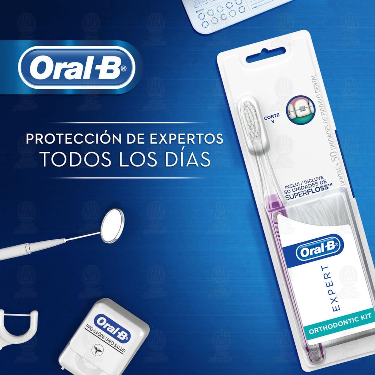 Cepillo de Dientes Oral-B Expert Orthodontic Kit, 1 pz. image number 2