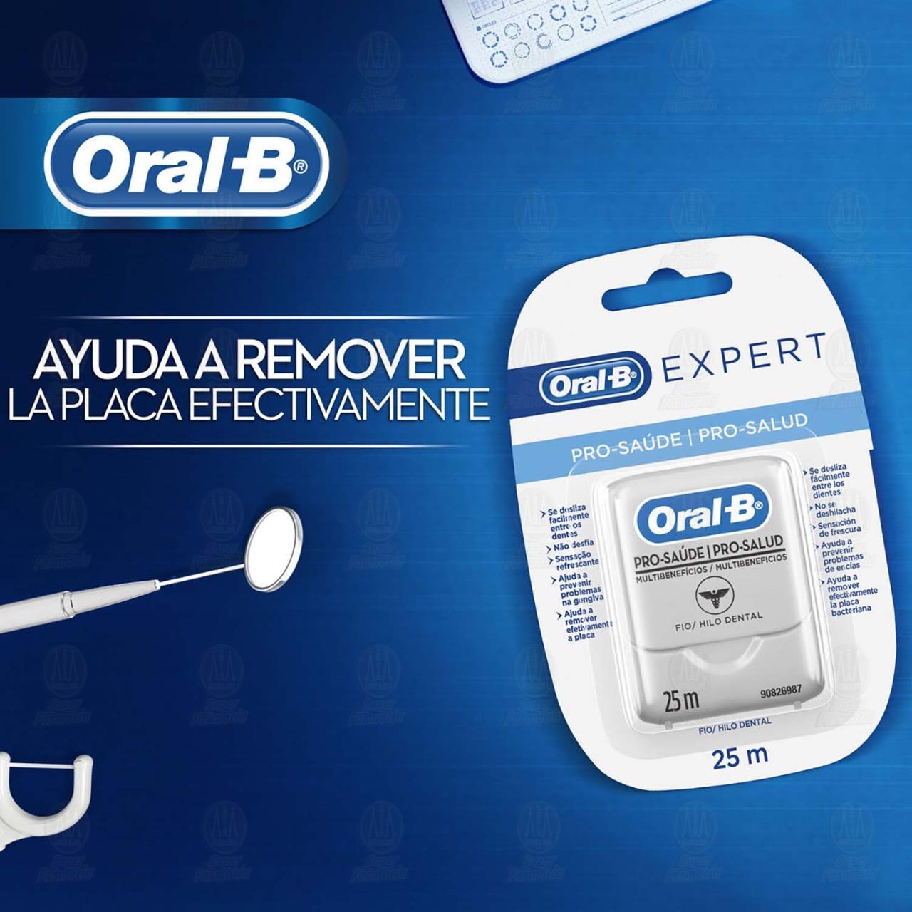 Hilo Dental Oral-B Expert Pro-Salud, 25 m. de ORAL-B | Farmacias