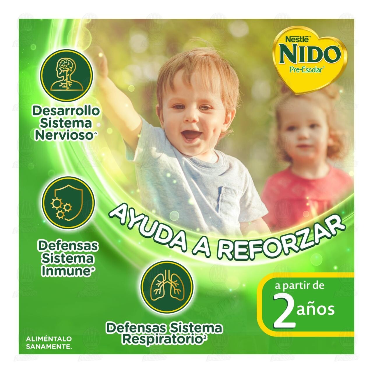 Alimento para Ni&ntilde;os Nestl&eacute; Nido Pre-Escolar 2+, 800 gr. image number 4