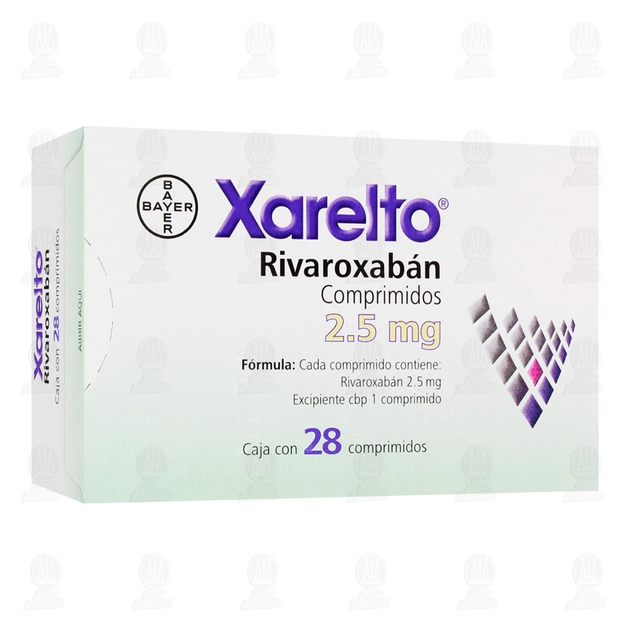 Imagen para Xarelto 2.5mg 28 Comprimidos