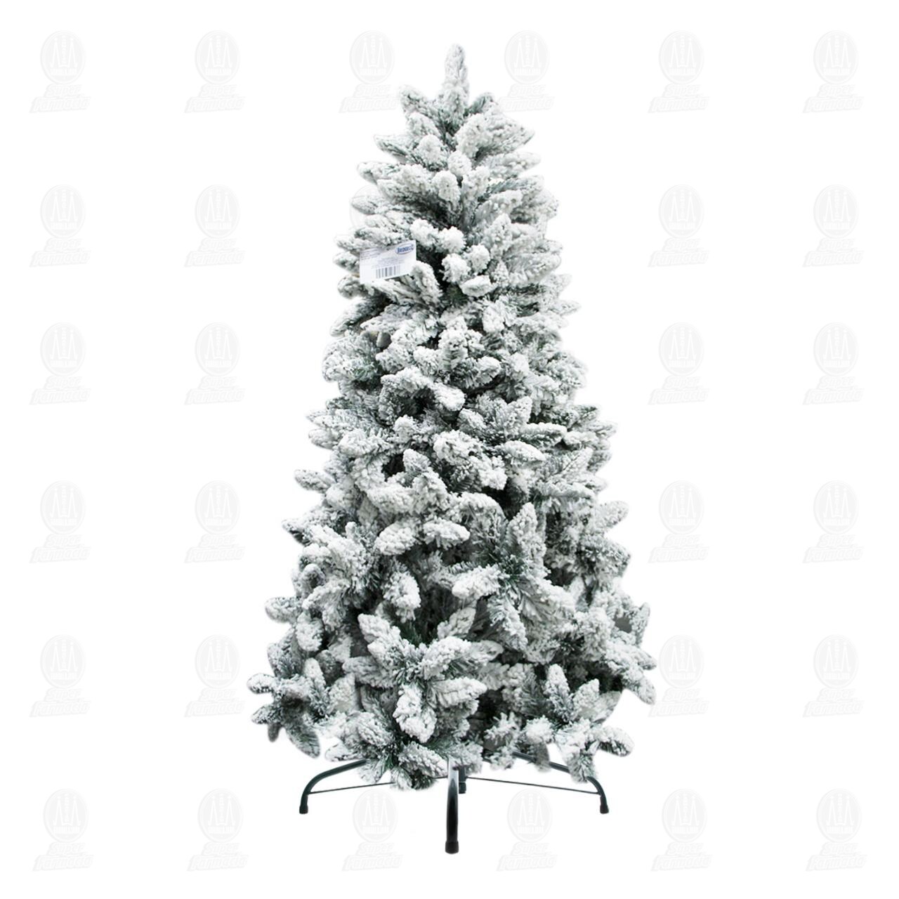 &Aacute;rbol de Navidad Bridgeco Nevado de 1.8 m, 1 pz. image number 1