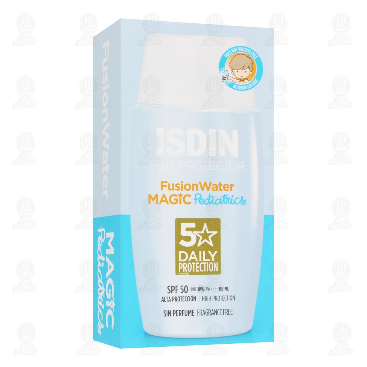 Fotoprotector Isdin Fusion Water Pediatrics SPF50, 50 ml. image number 0