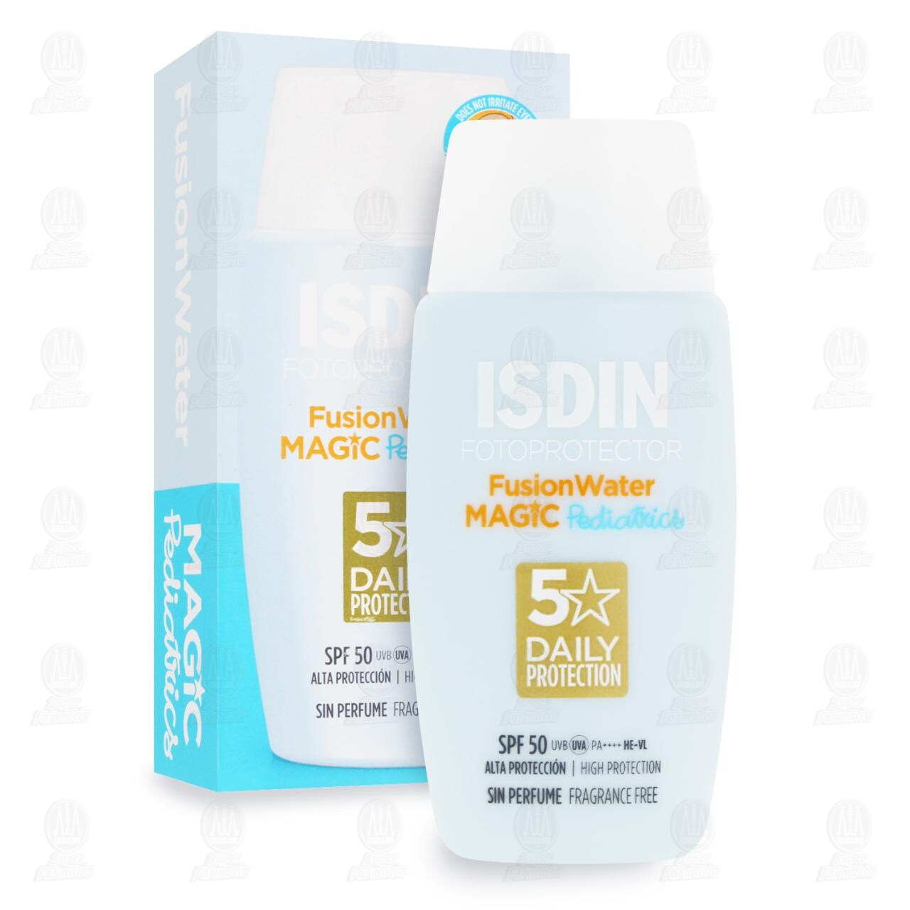 Fotoprotector Isdin Fusion Water Pediatrics SPF50, 50 ml. image number 2