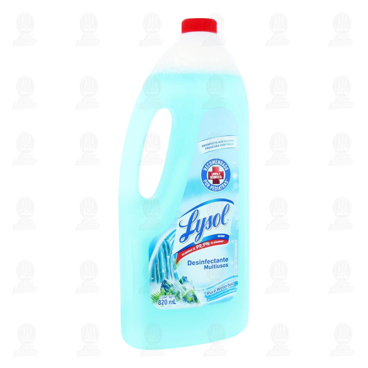 Lysol Limpiador Líquido Desinfectante Multiusos Pure Waterfall, 820 ml. image number 0