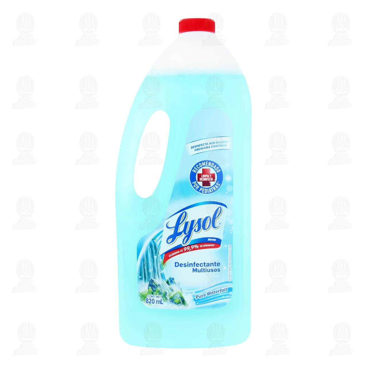 Lysol Limpiador Líquido Desinfectante Multiusos Pure Waterfall, 820 ml. image number 1