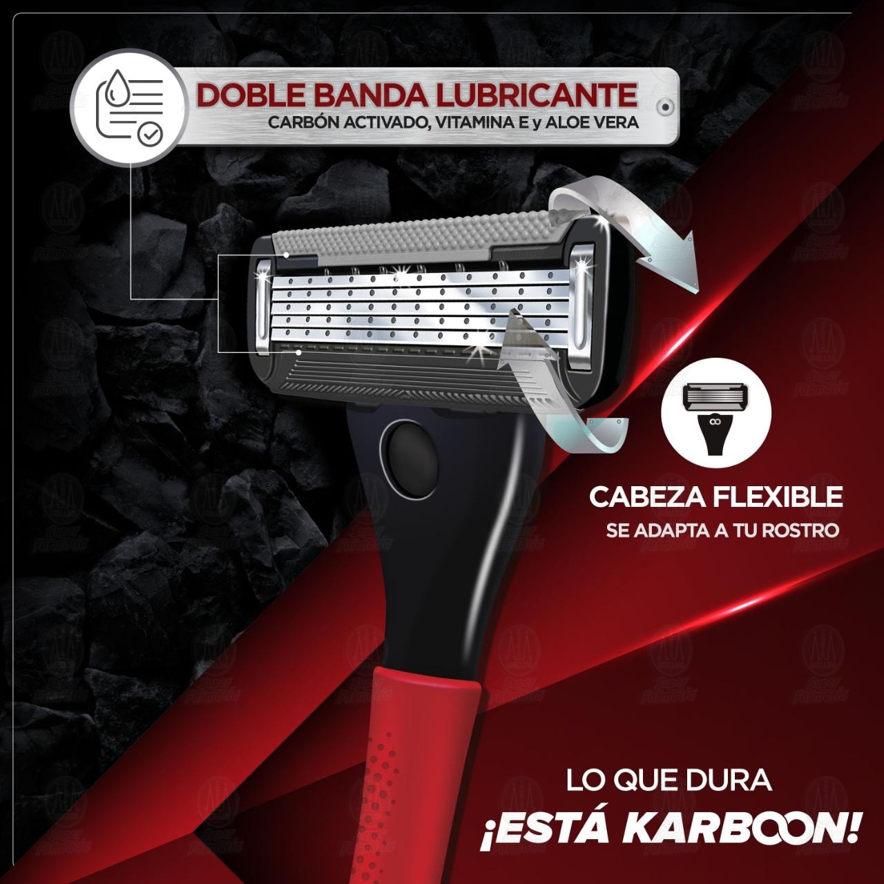 M&aacute;quina de Afeitar Groomen 500 con Cartucho, 2 pzas. image number 4