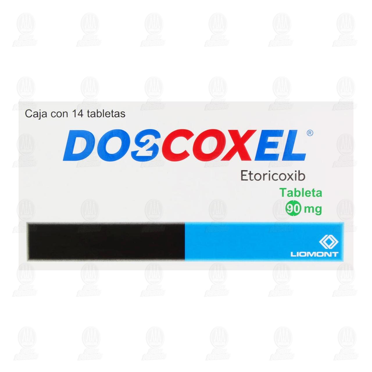 Doscoxel 90 mg, 14 Tabletas. image number 1